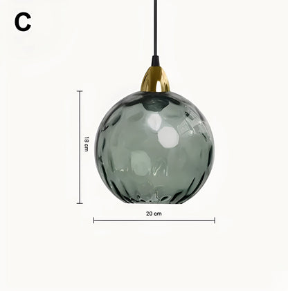 Meliora – Suspension en verre moderne
