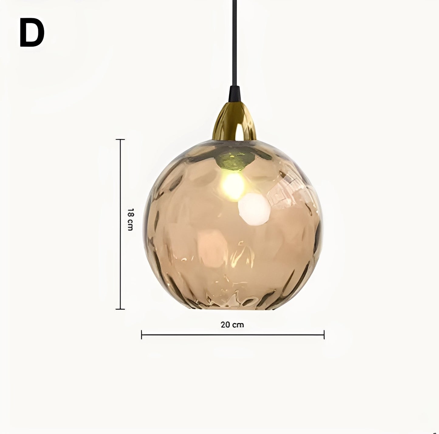 Meliora – Suspension en verre moderne