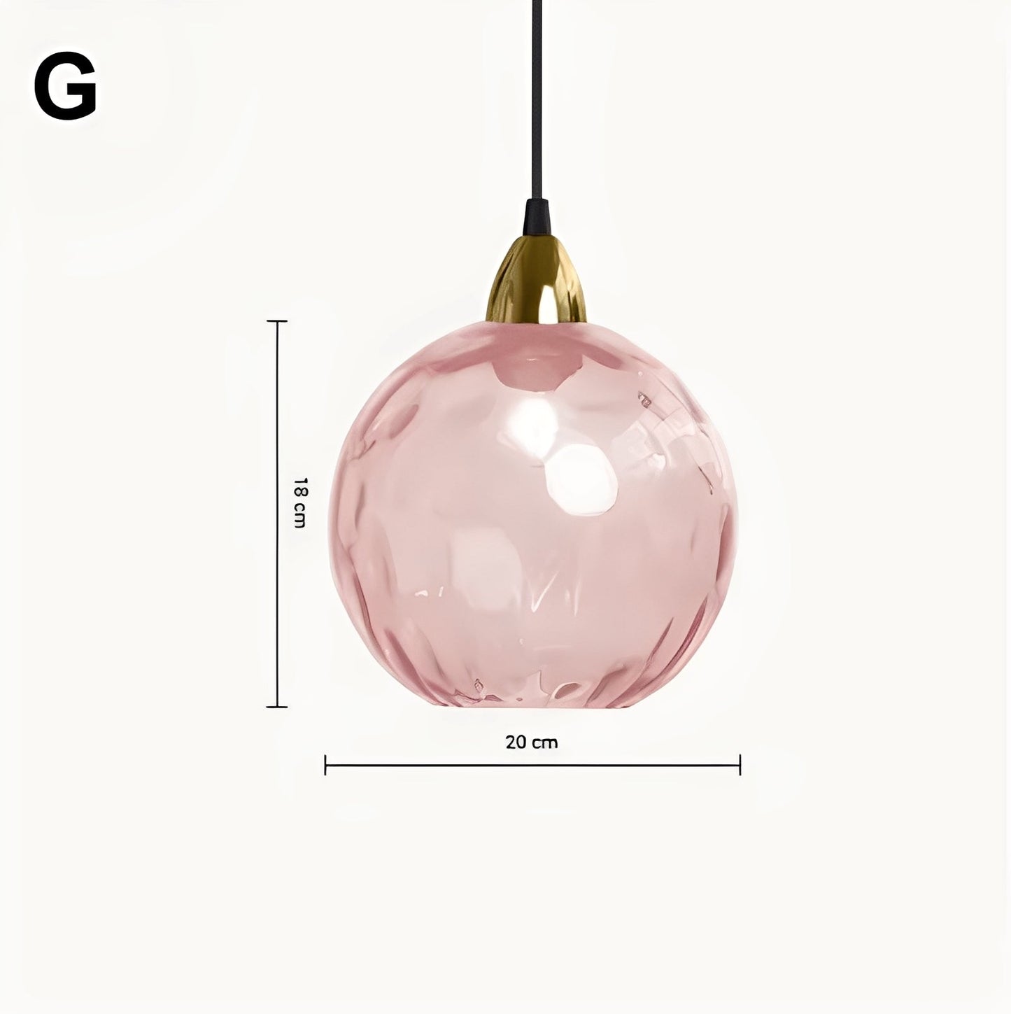 Meliora – Suspension en verre moderne