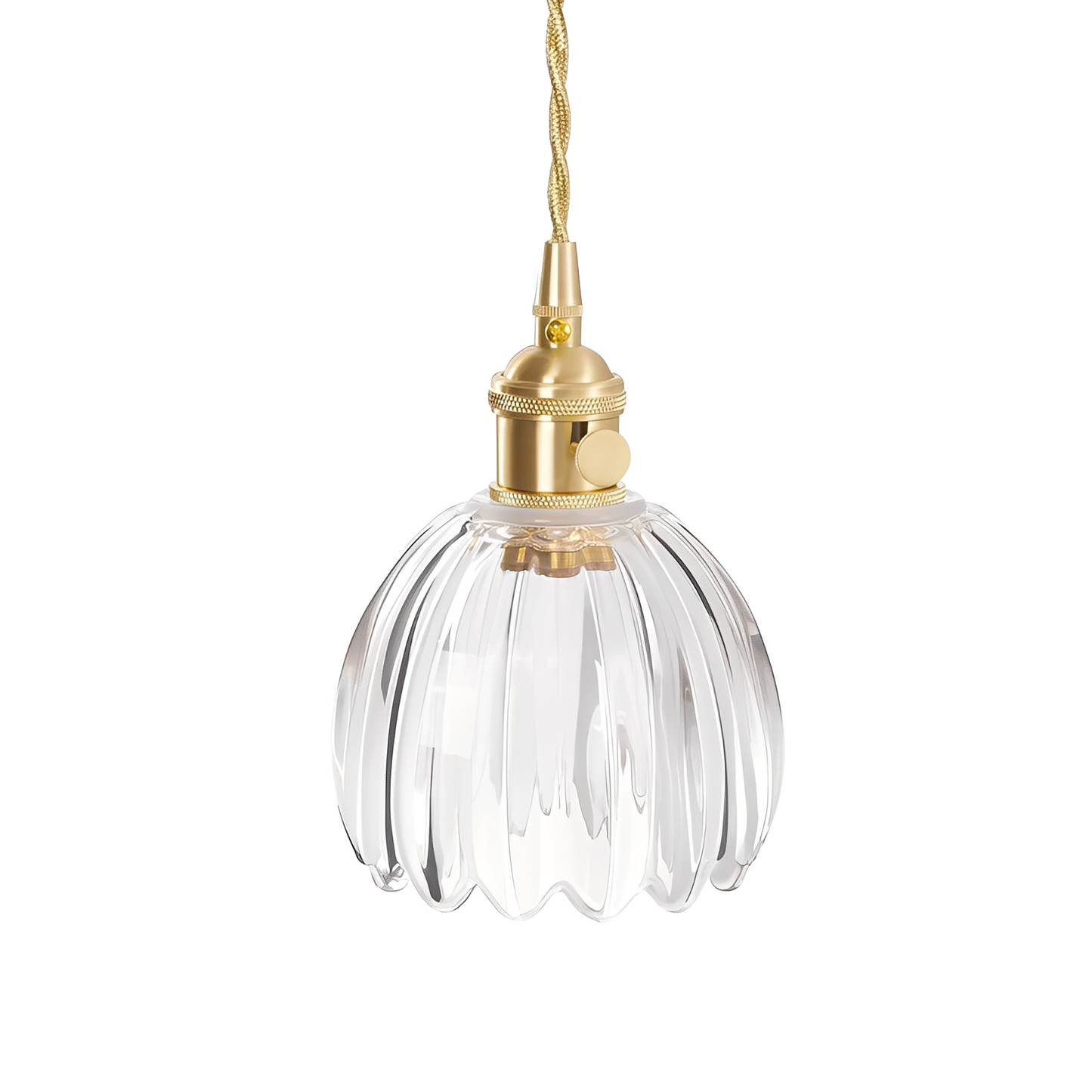Sakumi – Lampe Plafond Fleurs en Verre Nordique