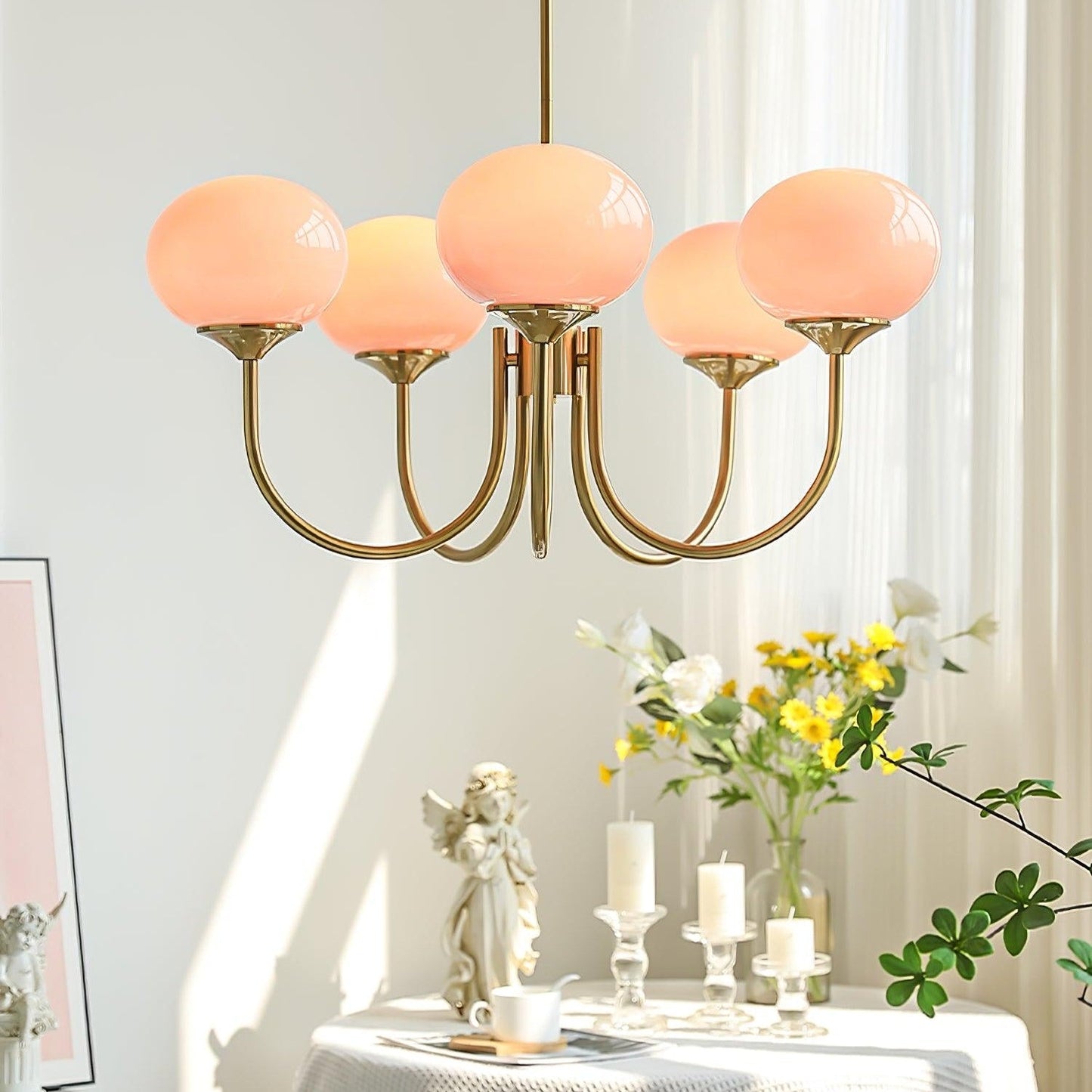 Alina – Lustre en verre rétro