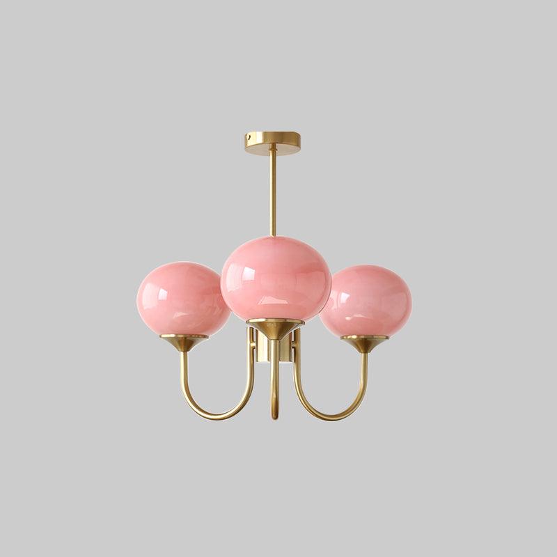 Amina – Lustre en Verre Moderne