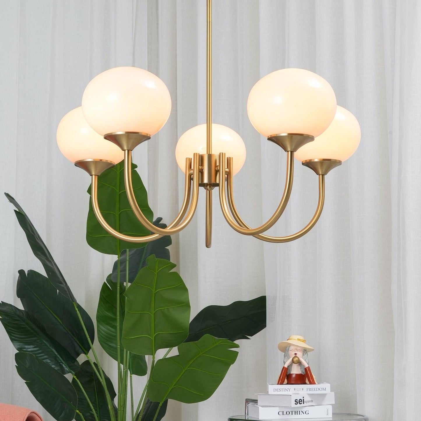 Alina – Lustre en verre rétro