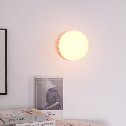 Lunaria – Applique avec diffuseur en verre rose au design moderne