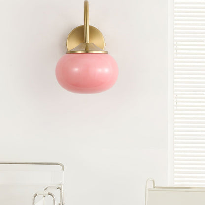 Celia – Applique en fer forgé et en verre