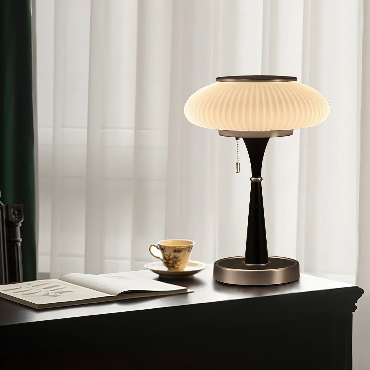 Harlan – Lampe de table rétro américaine