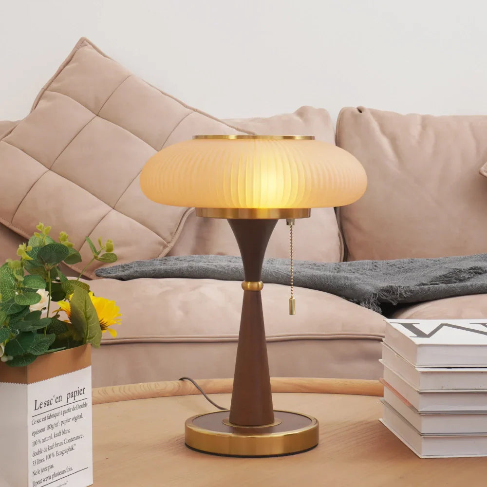 Harlan – Lampe de table rétro américaine