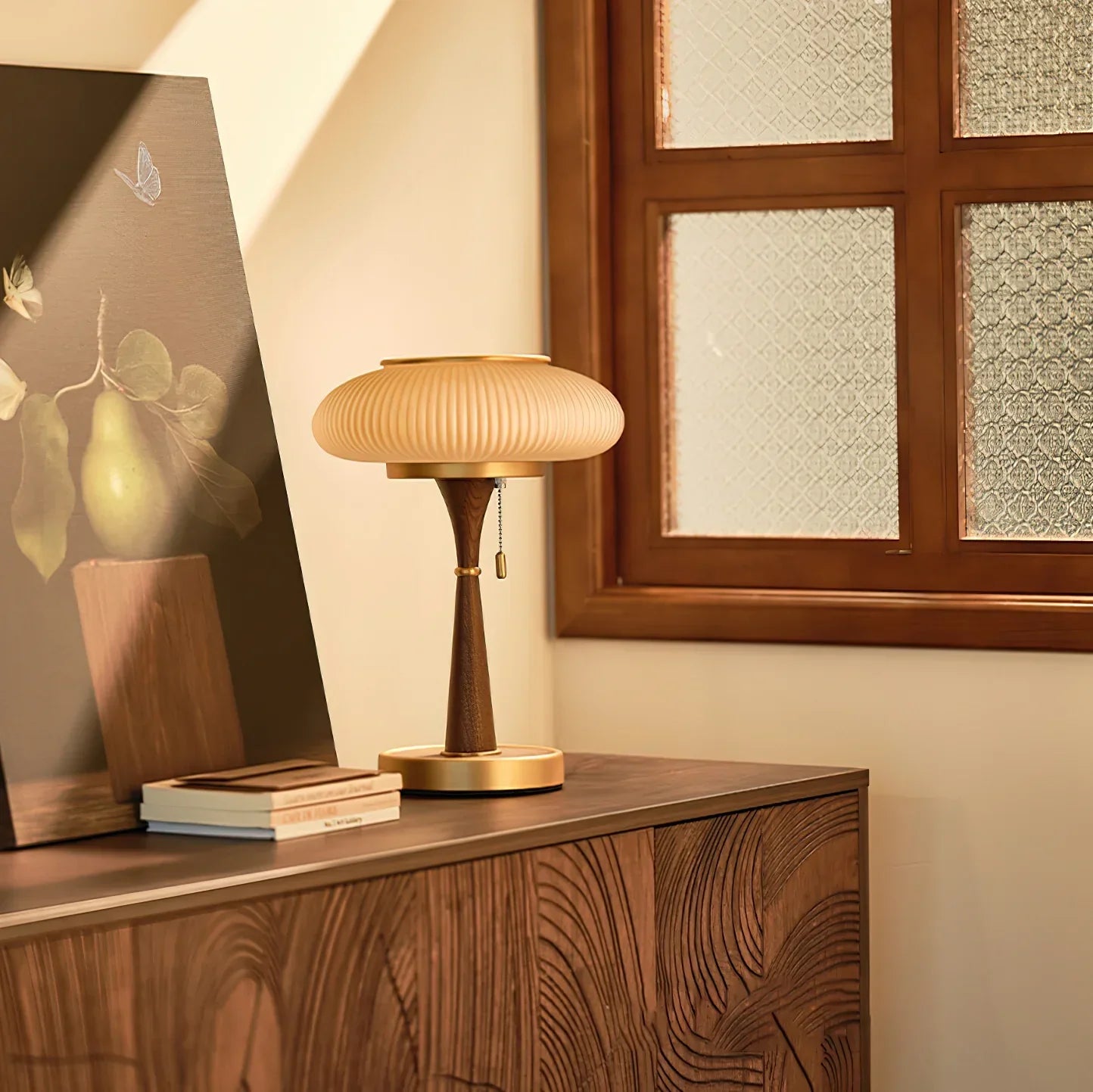 Harlan – Lampe de table rétro américaine
