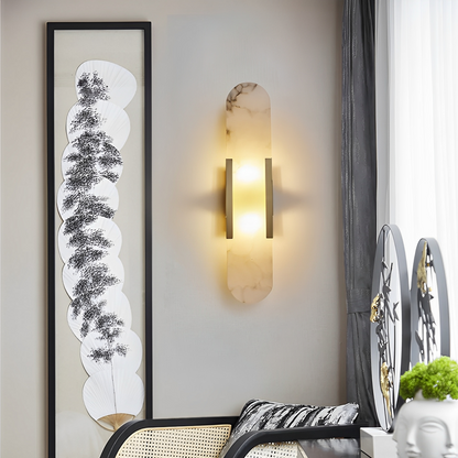 Orro – Applique LED postmoderne avec aspect marbre