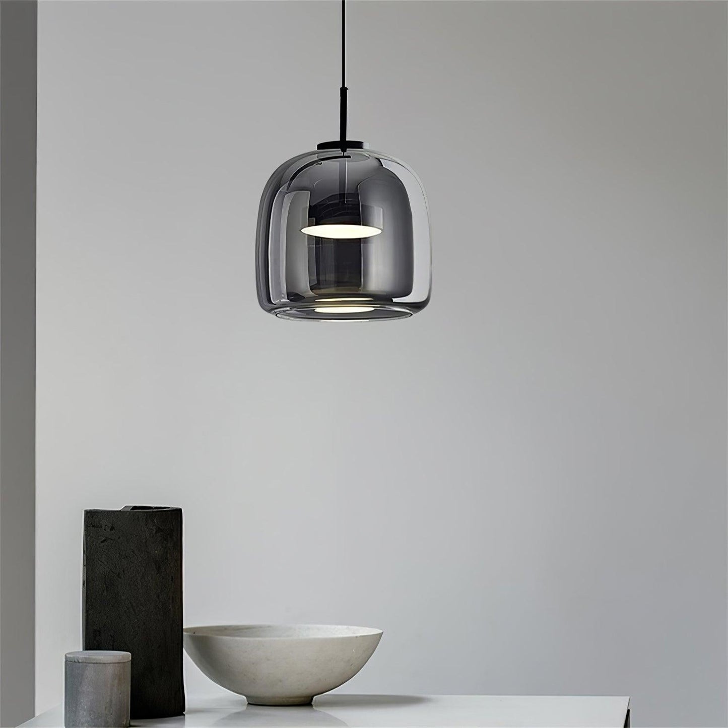 Kate – Suspension en verre moderne