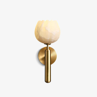 Mei – Applique Murale en Cuivre et Marbre