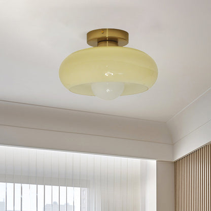 Alina – Plafonnier en verre de style Mid-Century