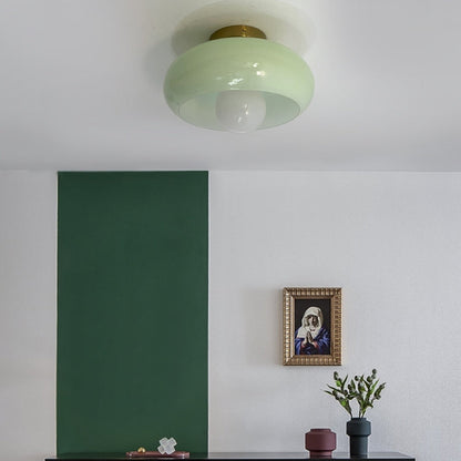 Alina – Plafonnier en verre de style Mid-Century