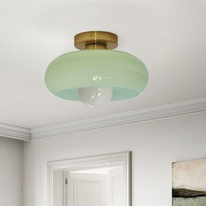 Alina – Plafonnier en verre de style Mid-Century