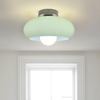 Alina – Plafonnier en verre de style Mid-Century