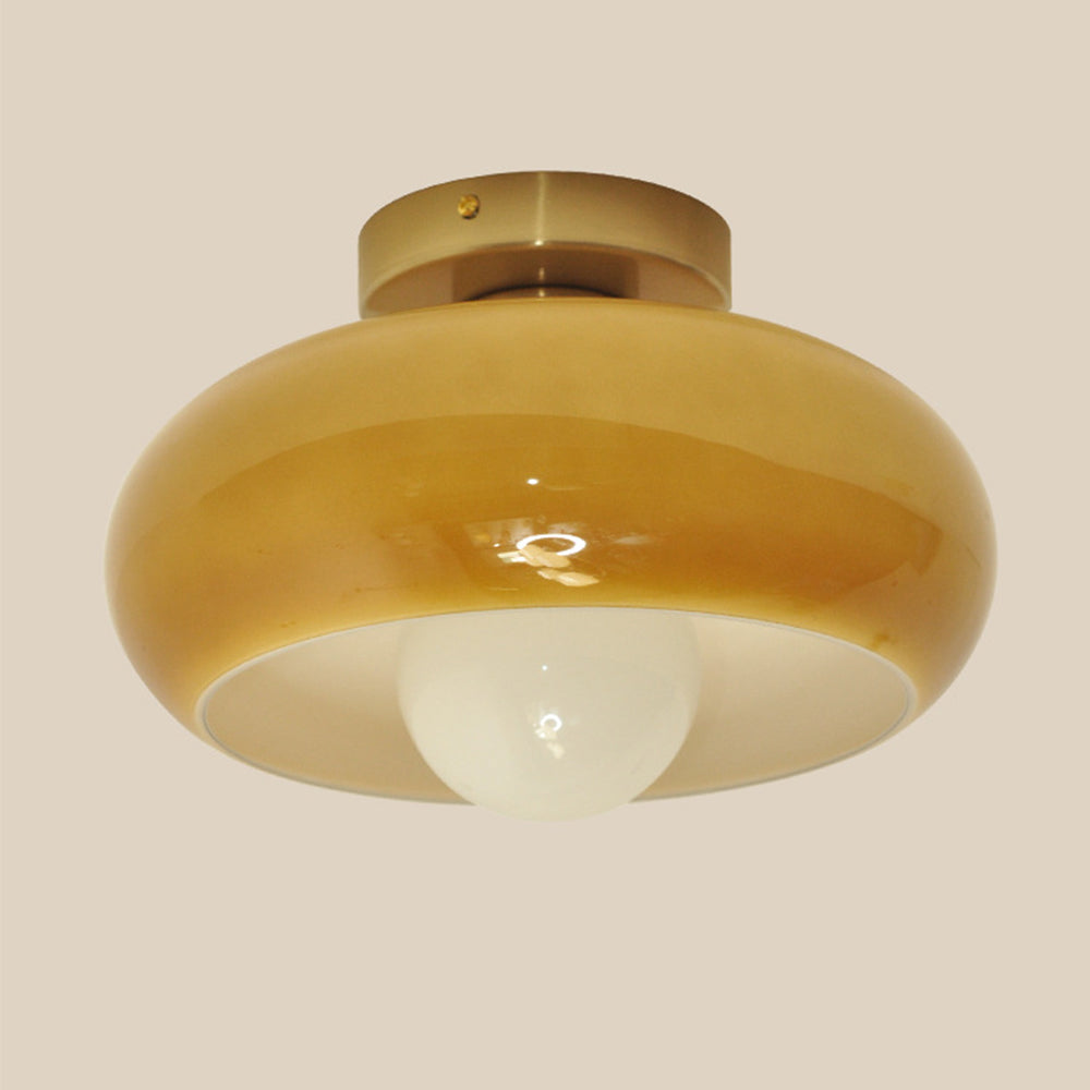 Alina – Plafonnier en verre de style Mid-Century