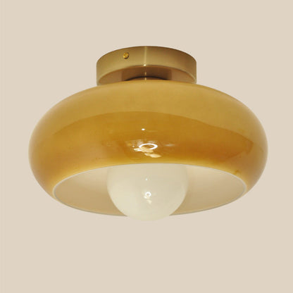 Alina – Plafonnier en verre de style Mid-Century