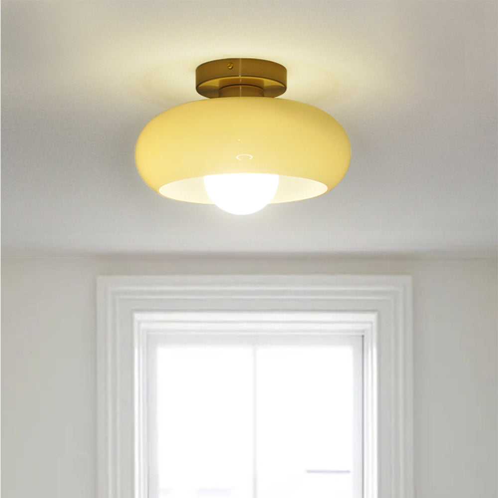 Alina – Plafonnier en verre de style Mid-Century