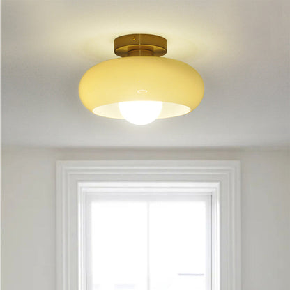 Alina – Plafonnier en verre de style Mid-Century