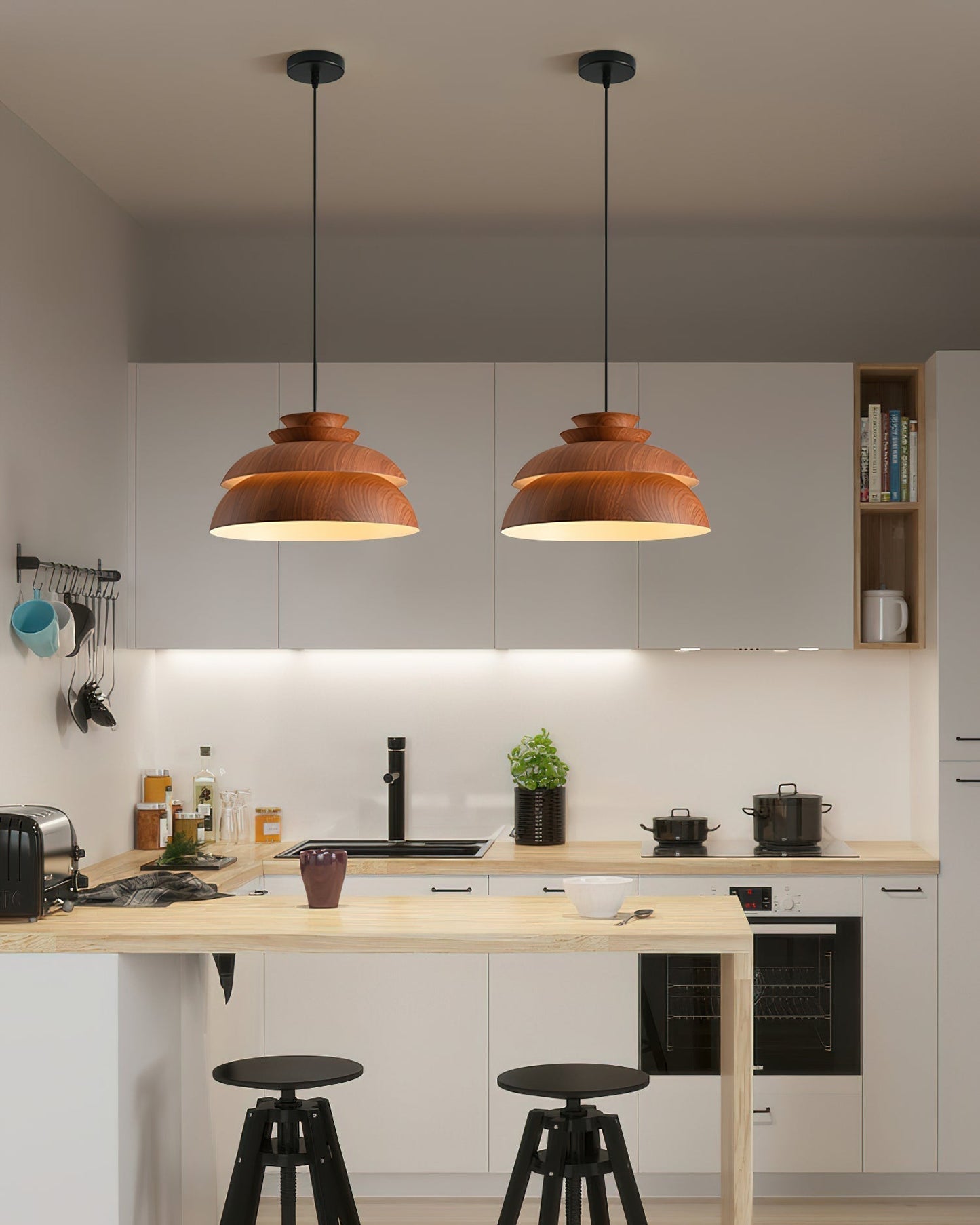 Midoriya – Suspension élégante d’inspiration naturelle