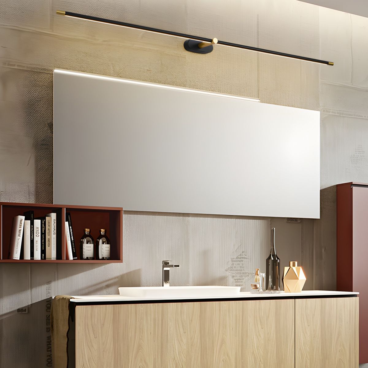 Leonie – Moderne lampe de miroir LED