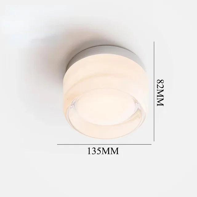 Applique murale de couloir ronde minimaliste