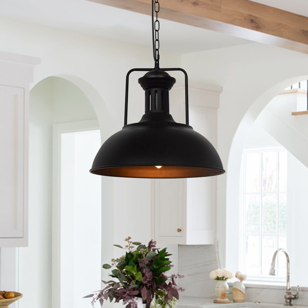 Yuki – Lampe en fer forgé avec couvercle