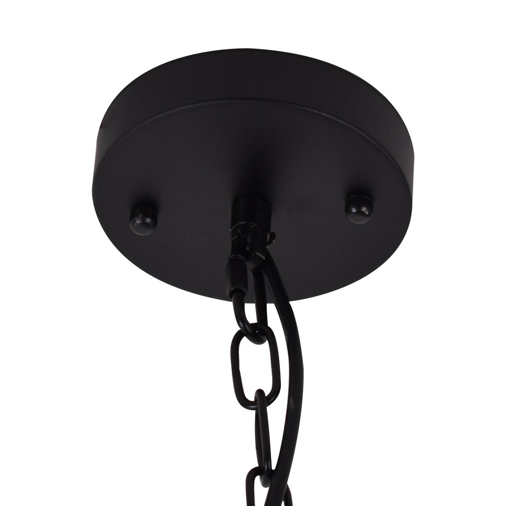 Yuki – Lampe en fer forgé avec couvercle