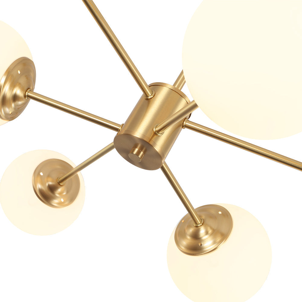 Tyrone – Suspension moderne simple en cuivre
