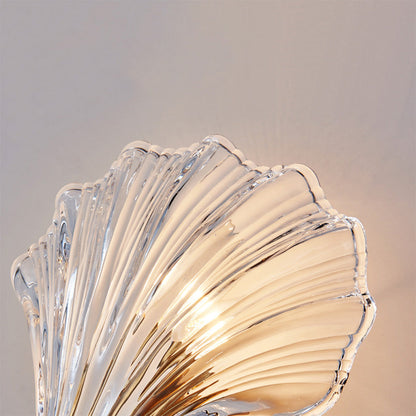 Meline – Applique Murale en Verre Coquille Moderne