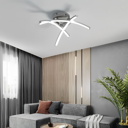 Karina – Plafonnier LED Arc Trident Nordique