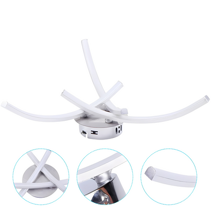 Karina – Plafonnier LED Arc Trident Nordique