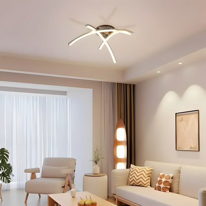 Karina – Plafonnier LED Arc Trident Nordique