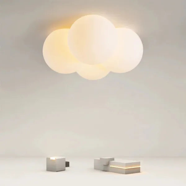 NuageLumière – Plafonnier flottant au design vaporeux