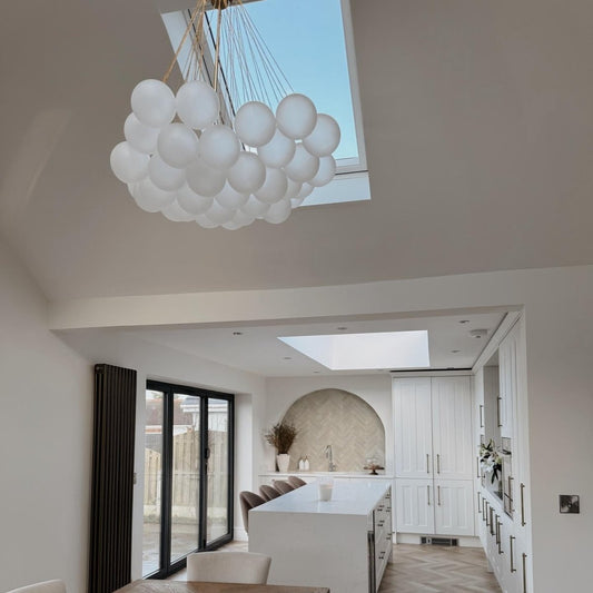 Elly – Suspension créative en boule de verre de luxe