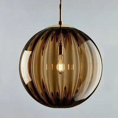 Lustre créatif en verre artistique