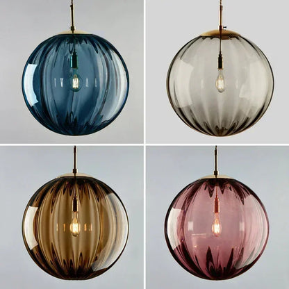 Lustre créatif en verre artistique