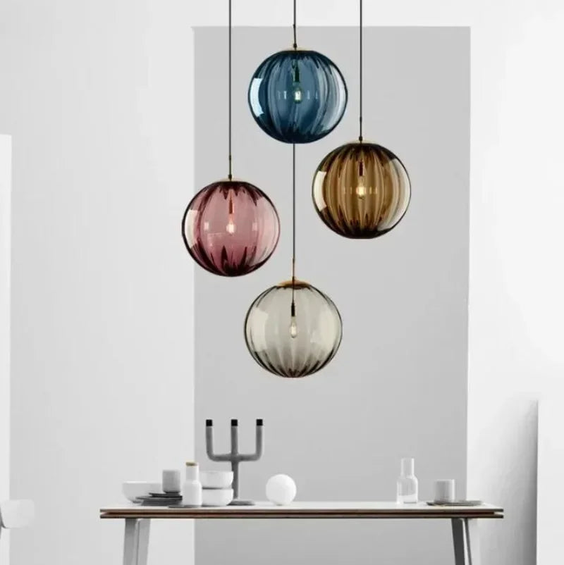 Lustre créatif en verre artistique