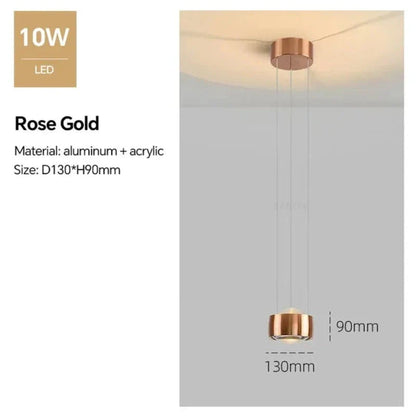 Lampe À Suspension Sphérique Au Design Minimaliste Moderne