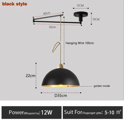 Lustre De Plafond Réglable Au Design Italien
