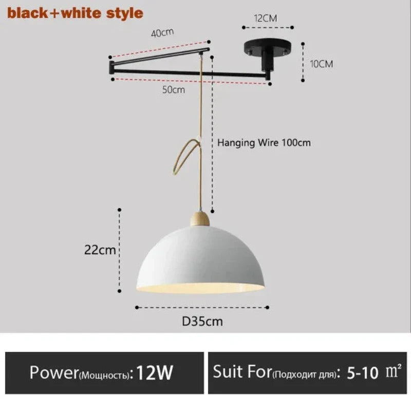 Lustre De Plafond Réglable Au Design Italien