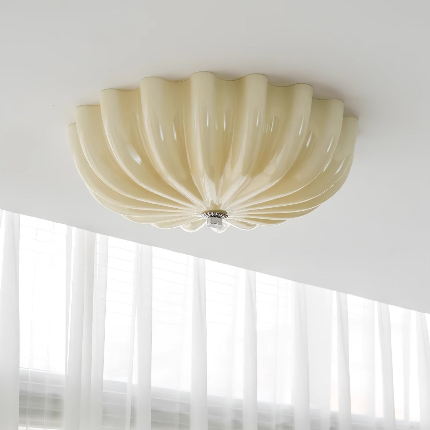 Anna – Deckenleuchte en Style Crème