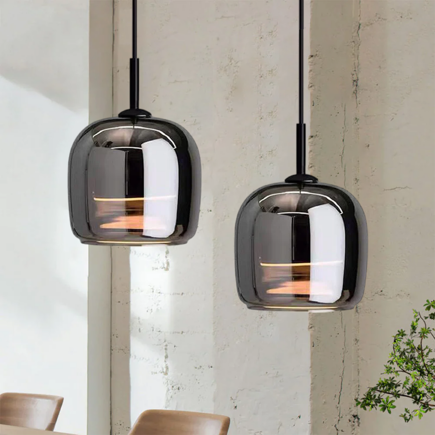 Ella – Suspension en verre moderne avec personnalité