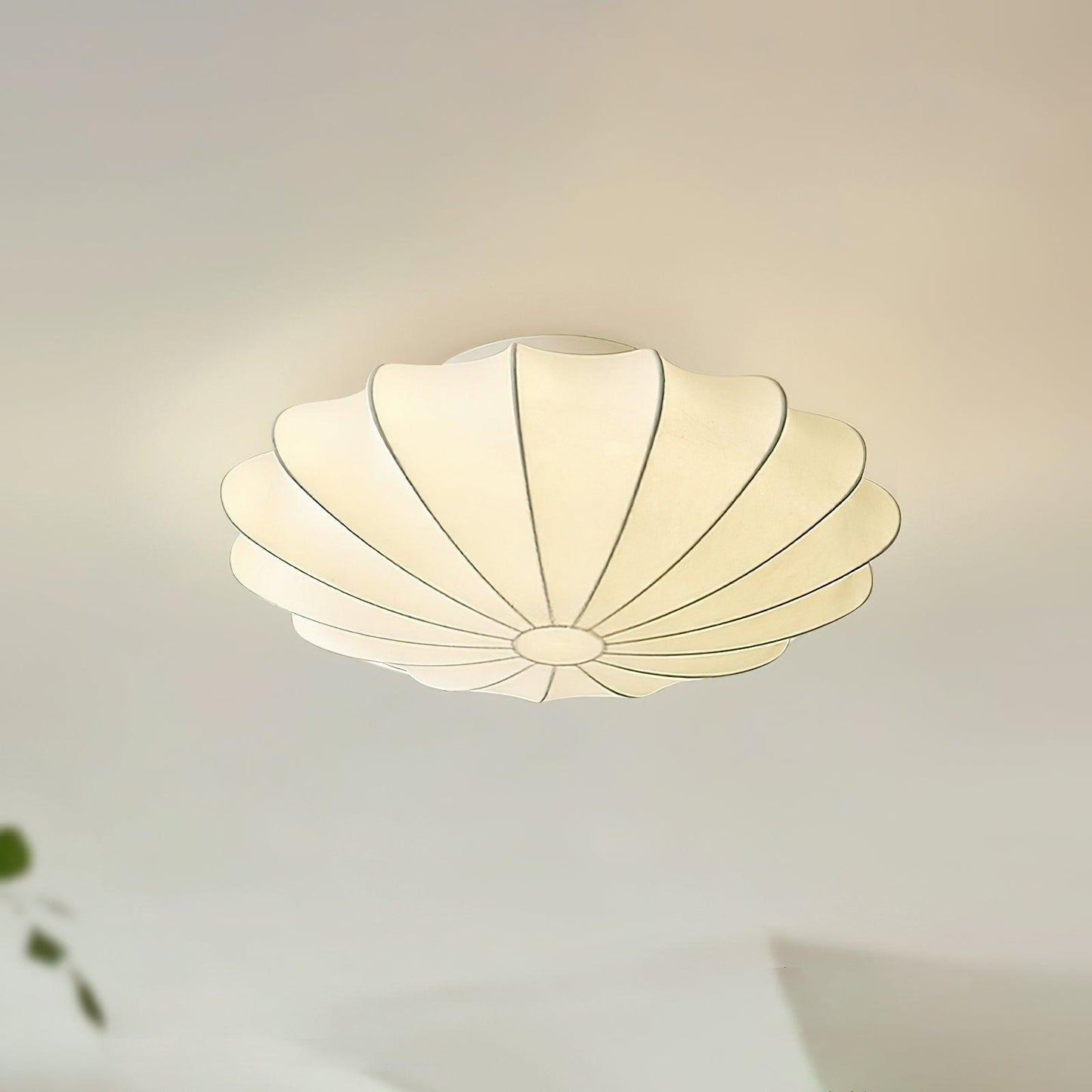 Haruki – Lampe de plafond en soie japonaise