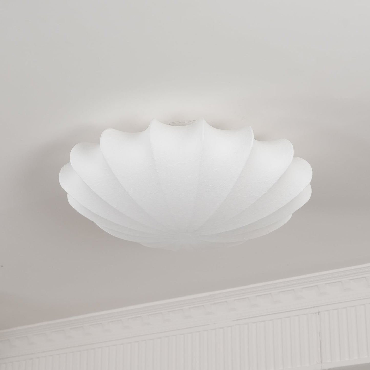 Haruki – Lampe de plafond en soie japonaise