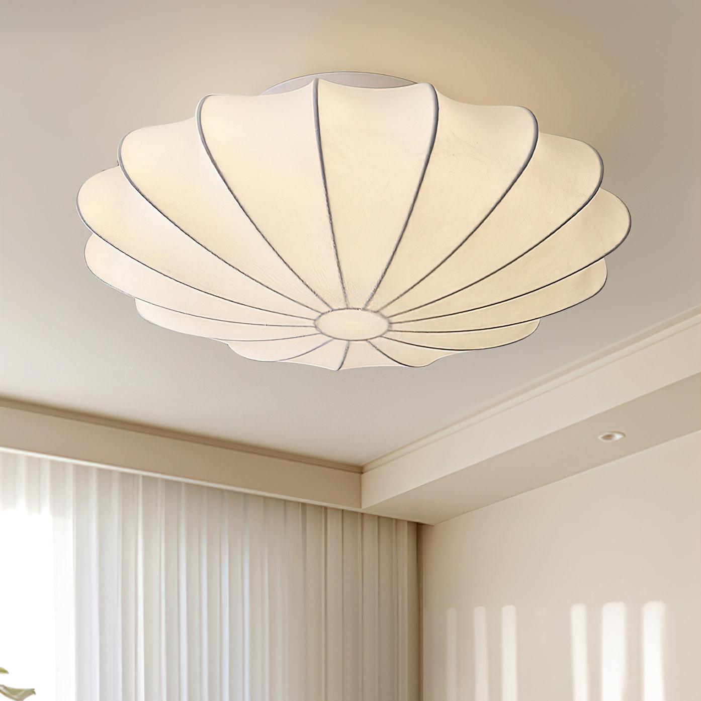 Haruki – Lampe de plafond en soie japonaise