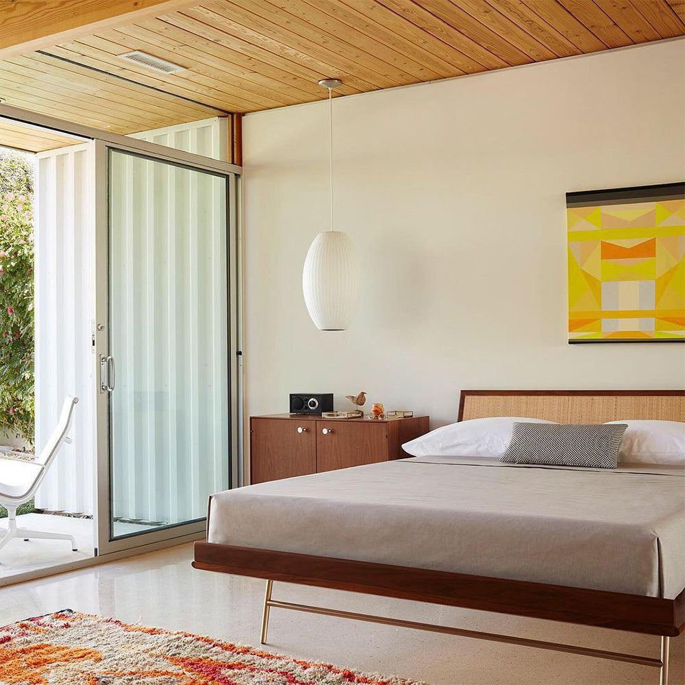 Xieno – Lustre en tissu au style moderne de lanterne