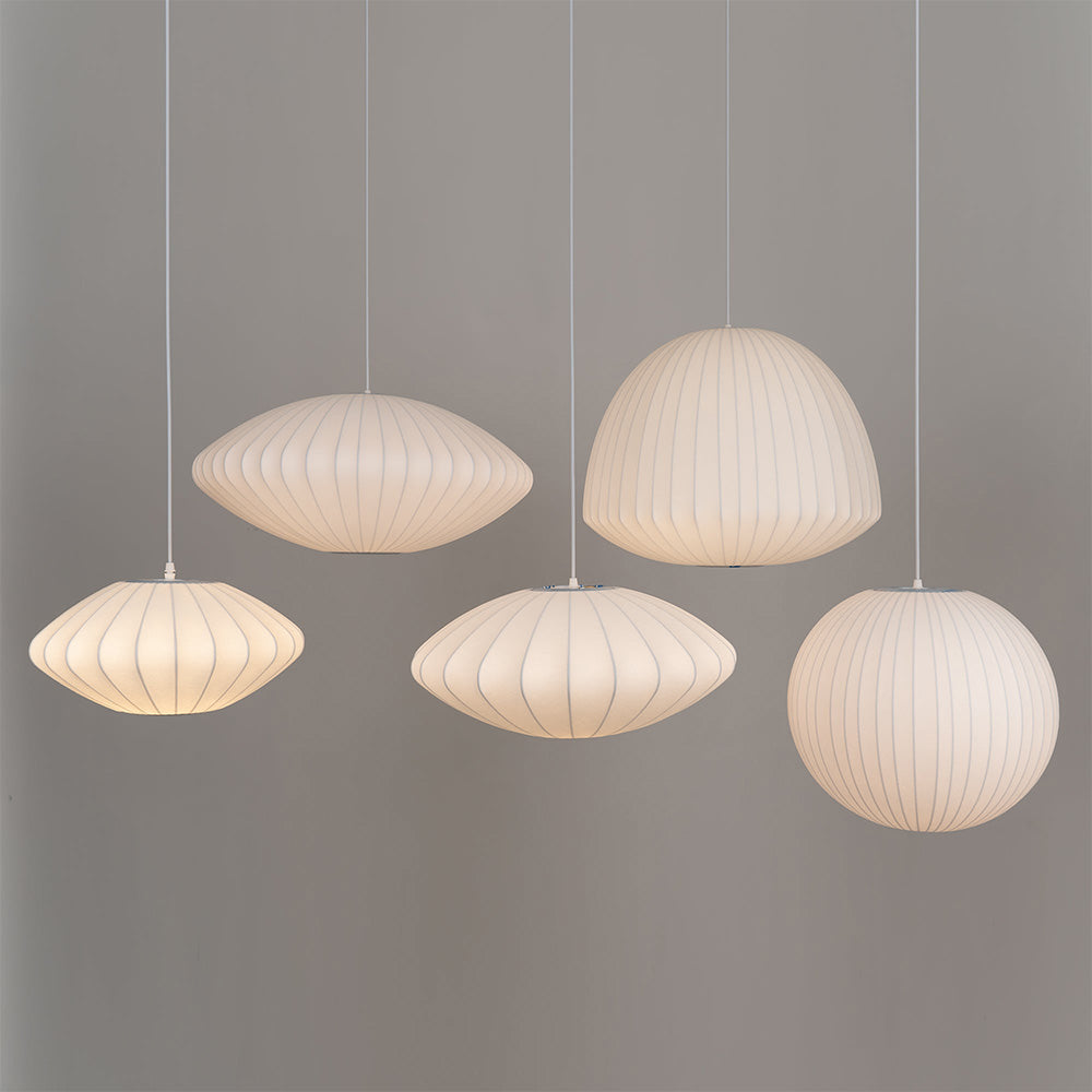Xieno – Lustre en tissu au style moderne de lanterne