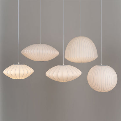 Xieno – Lustre en tissu au style moderne de lanterne