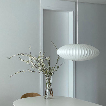 Xieno – Lustre en tissu au style moderne de lanterne